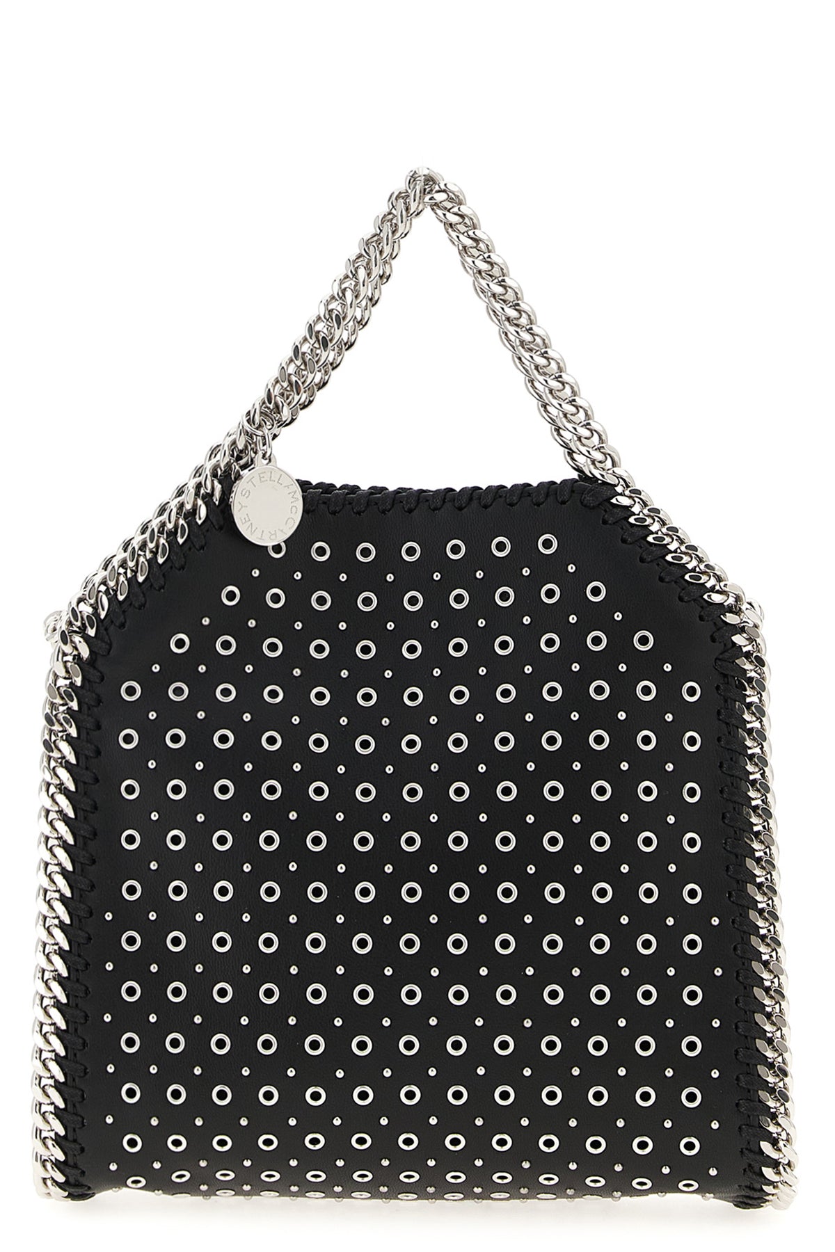 tiny falabella handbag in leather-effect fabric