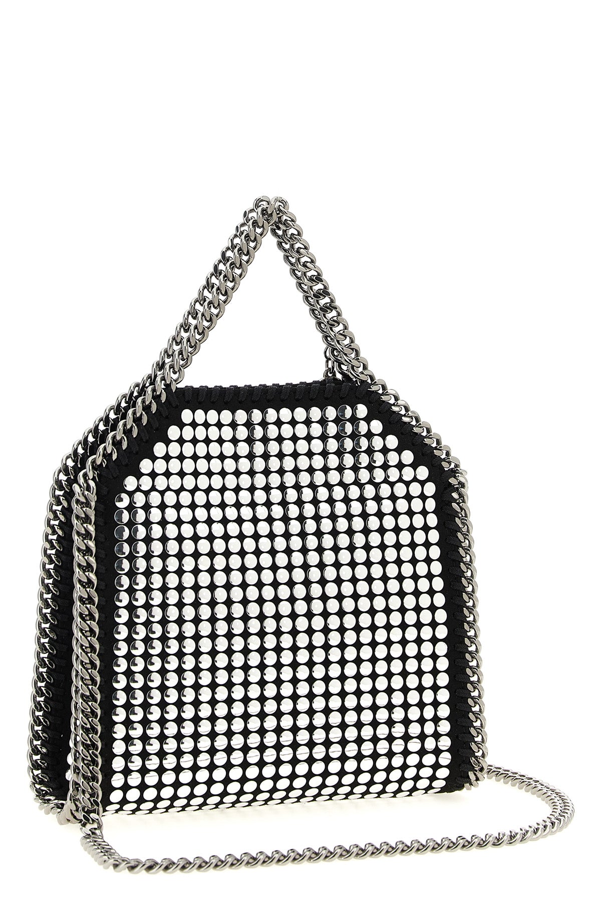 tiny falabella handbag in leather-effect fabric