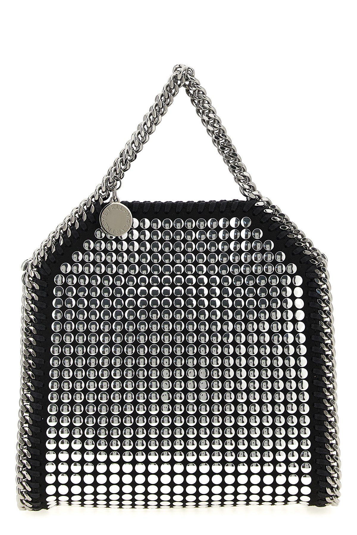 tiny falabella handbag in leather-effect fabric