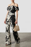 micro falabella handbag in forest-friendly satin embroidered