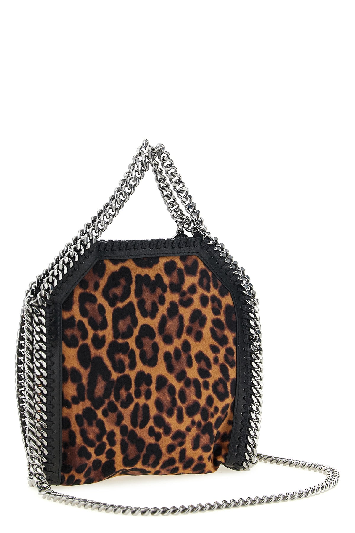 the stella mccartney falabella micro handbag defines a compact silhouette thro