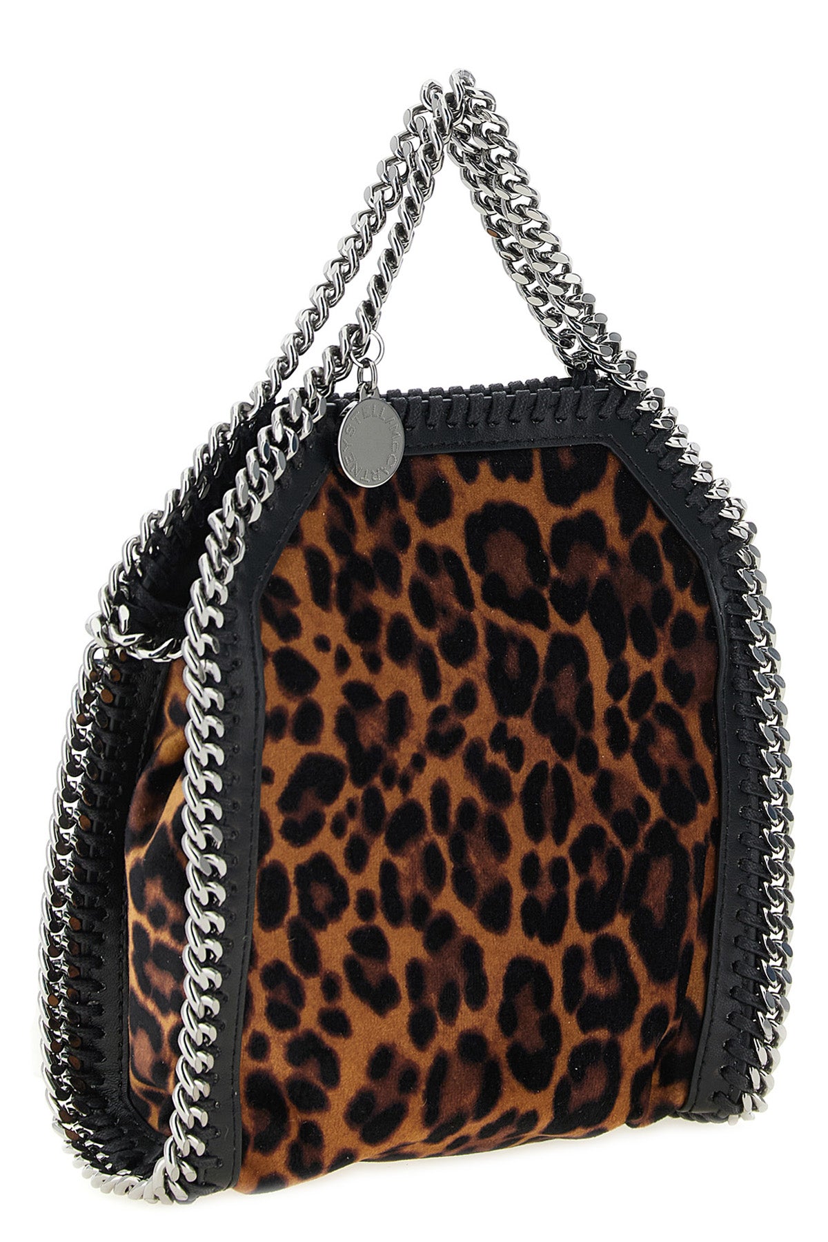 the stella mccartney falabella micro handbag defines a compact silhouette thro
