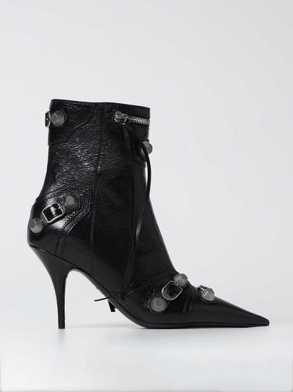 BALENCIAGA 36 cagole ankle boots in leather