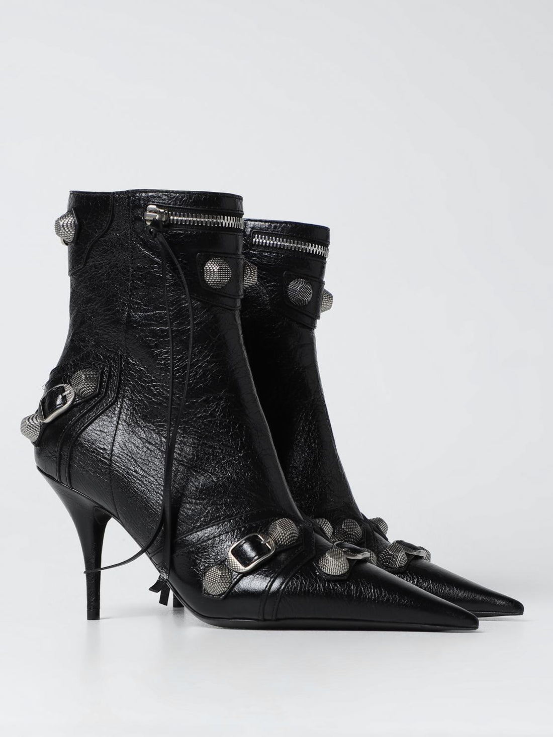 BALENCIAGA 36 cagole ankle boots in leather