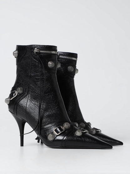 BALENCIAGA 36 cagole ankle boots in leather