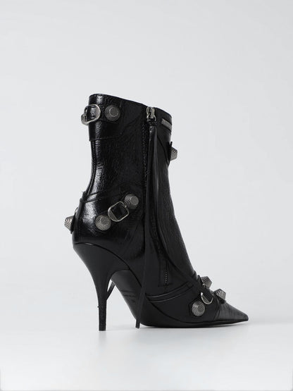 BALENCIAGA 36 cagole ankle boots in leather
