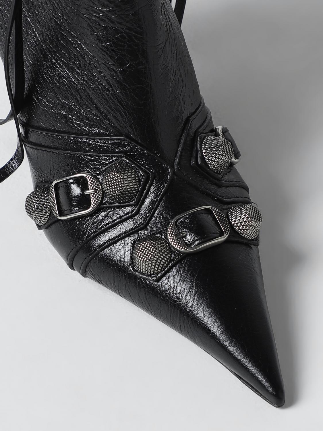 BALENCIAGA 36 cagole ankle boots in leather