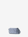 cloudy indigo notturno clutch bag