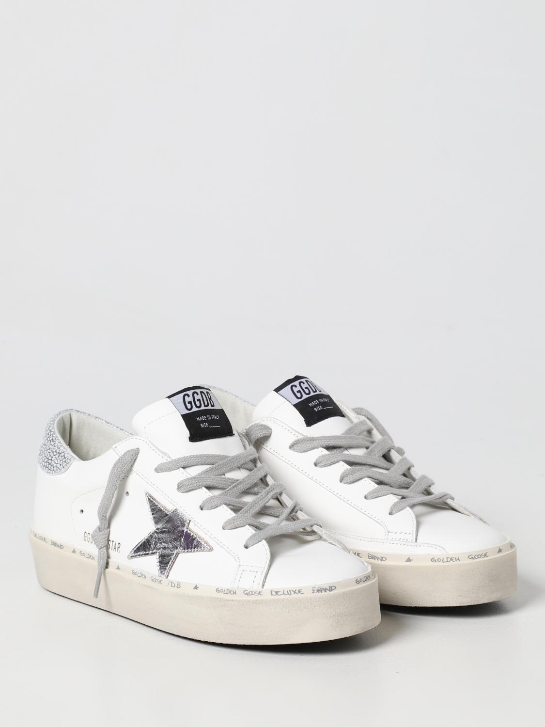GOLDEN GOOSE 40 hi star leather sneakers