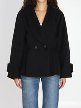 CHLOE 36 short coat with ruffles