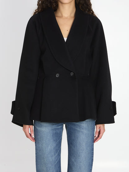 CHLOE 36 short coat with ruffles