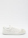 sneakers embellished with rhinestones