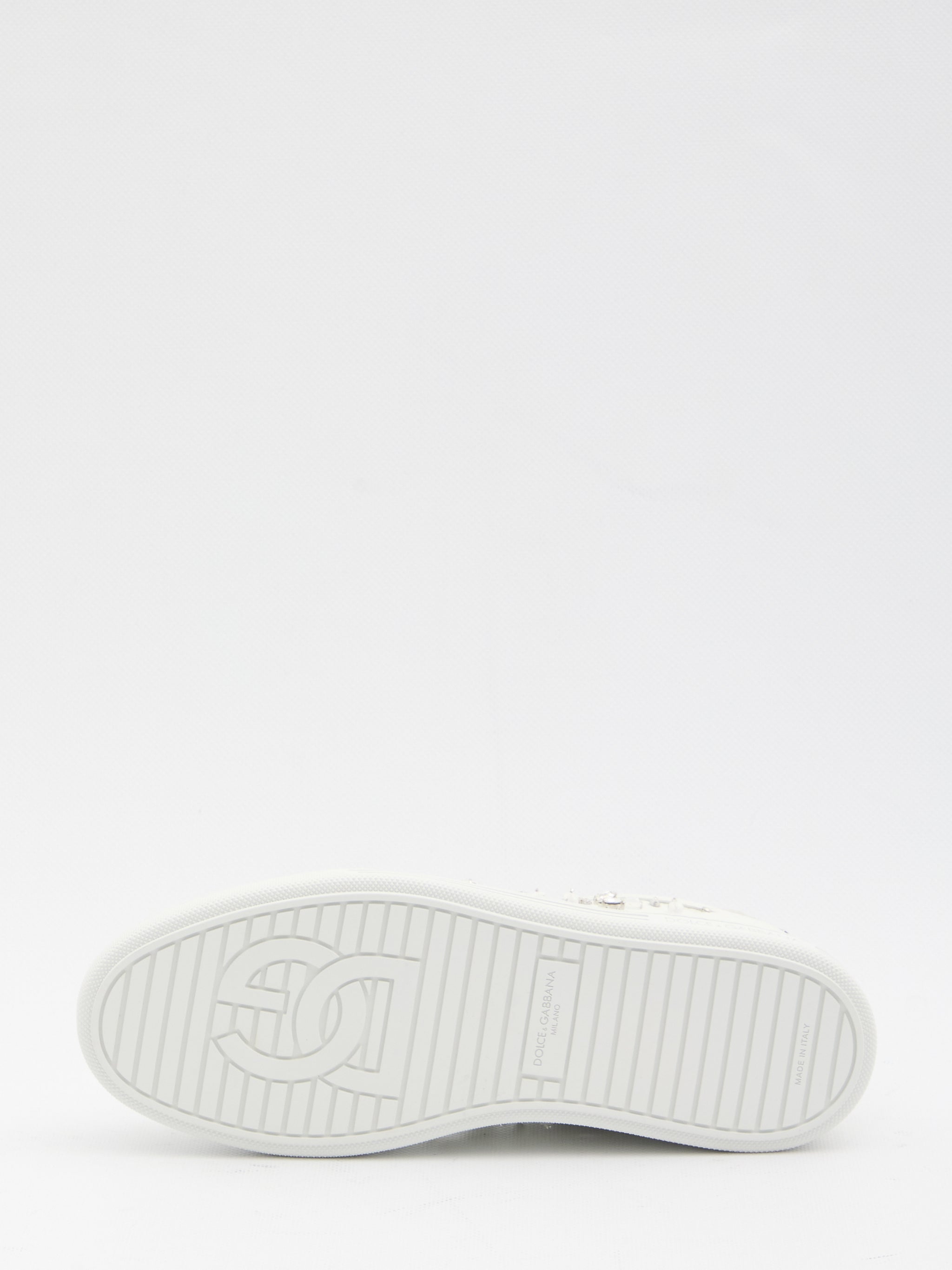 sneakers embellished with rhinestones