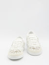 sneakers embellished with rhinestones