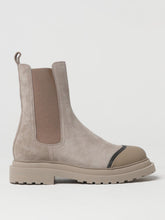 BRUNELLO CUCINELLI 40 chelsea boot in suede with monili