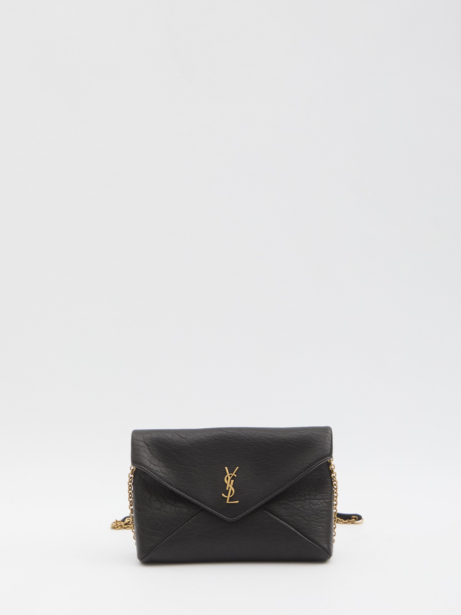 SAINT LAURENT OS cassandre pouch with chain 