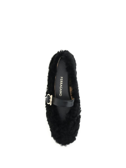FERRAGAMO 5.5 gancini-embellished ballerinas