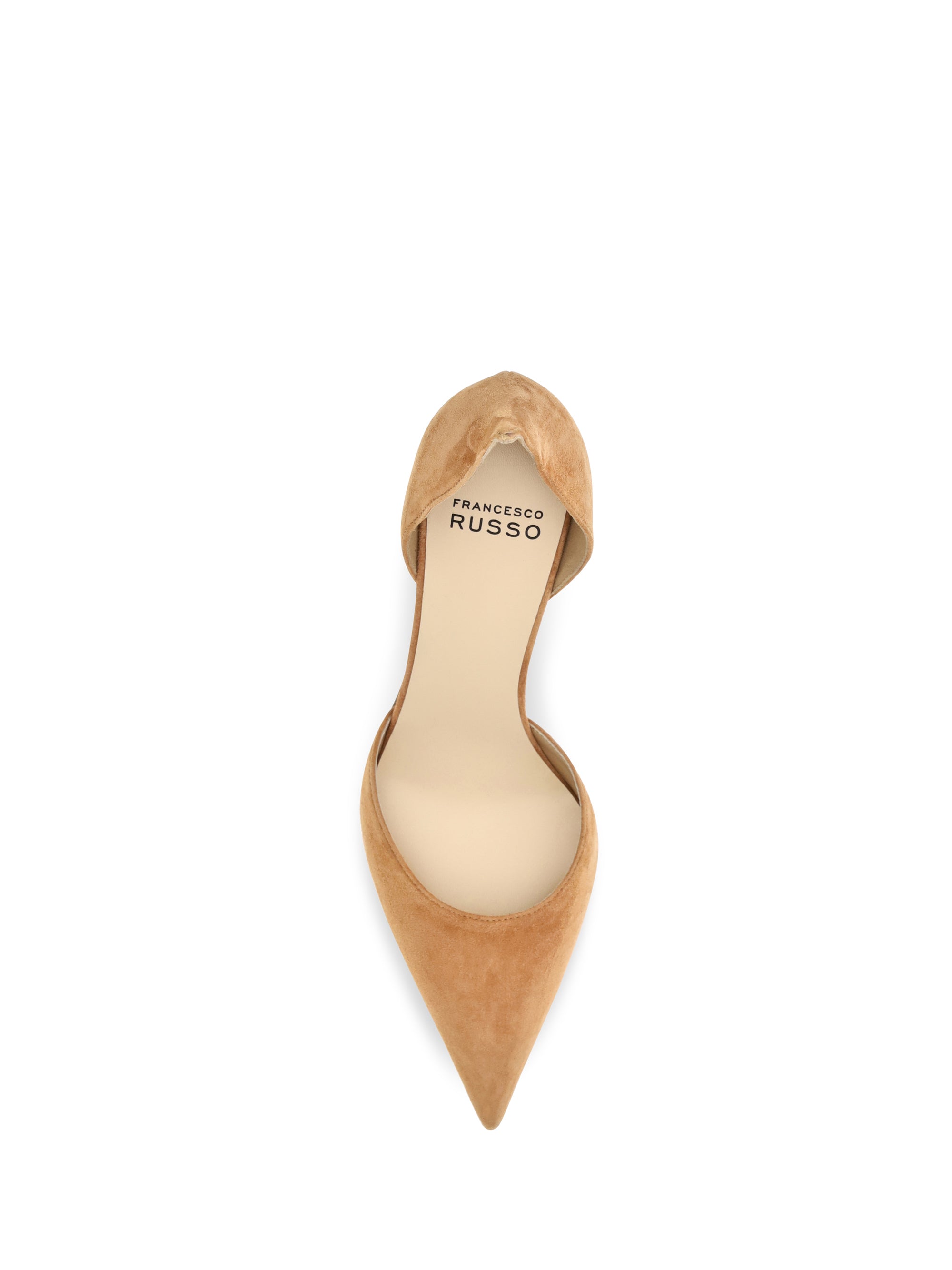 d'orsay flame suede pumps