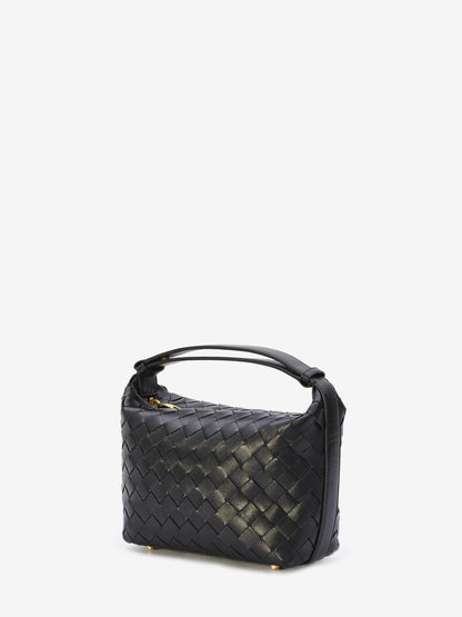 BOTTEGA VENETA OS black wallace bag mini