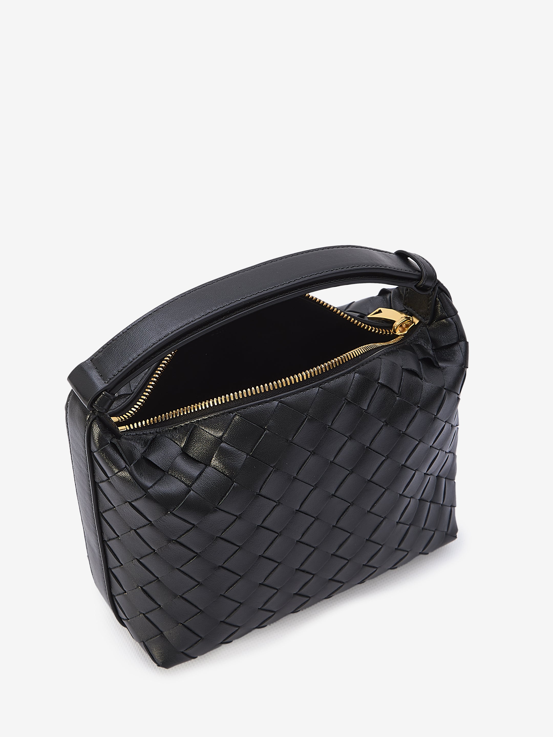 BOTTEGA VENETA OS black wallace bag mini