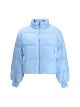 GANNI 36 shiny nylon short puffer jacket