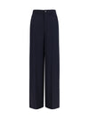 diamond-jacquard pants