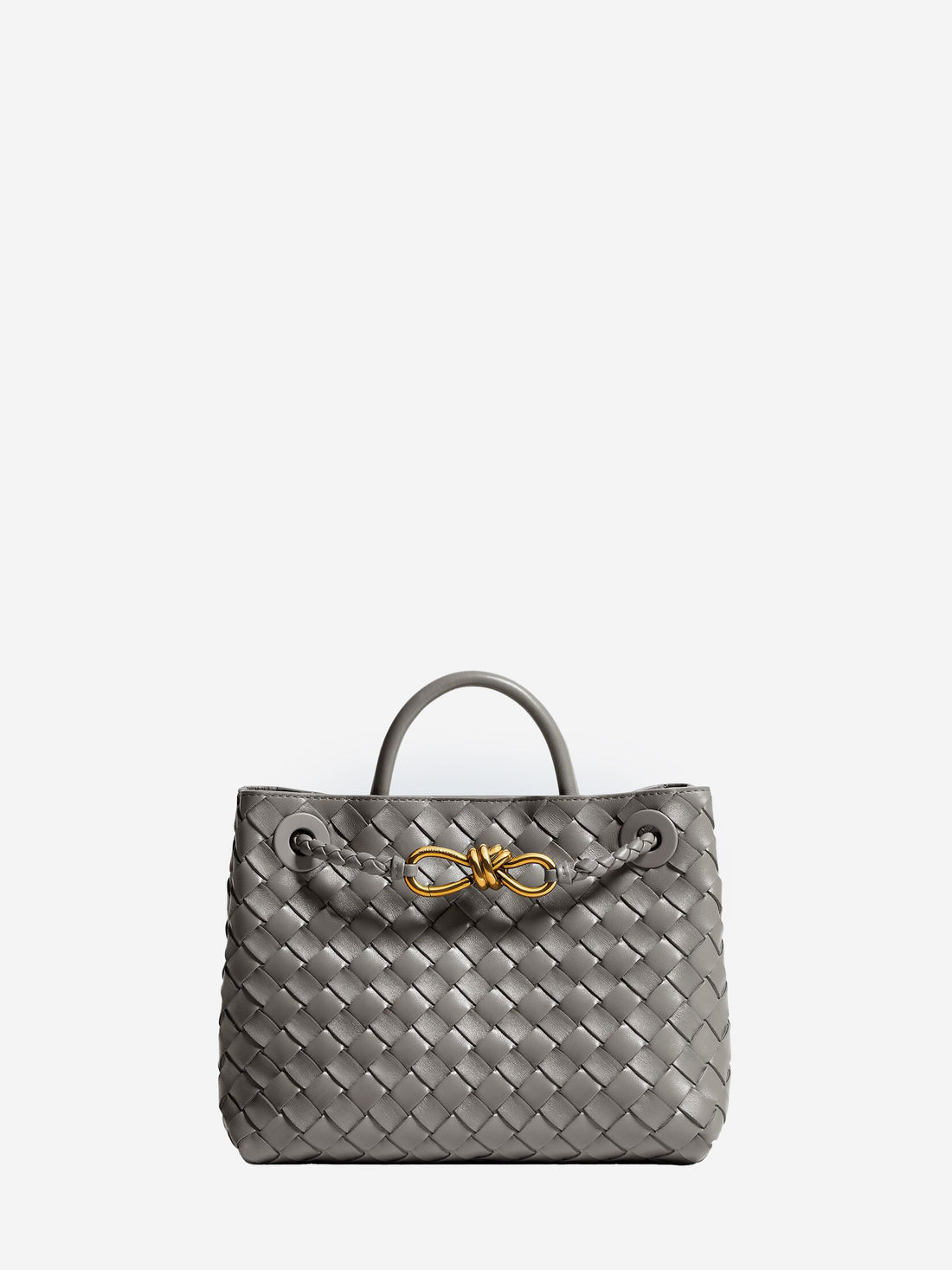 BOTTEGA VENETA OS basalt andiamo bag small