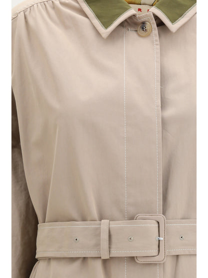MARNI 40 gabardine trench