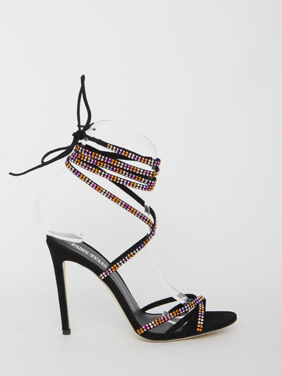 PARIS TEXAS 36 holly nicole lace-up sandals