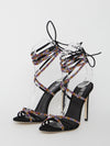 holly nicole lace-up sandals