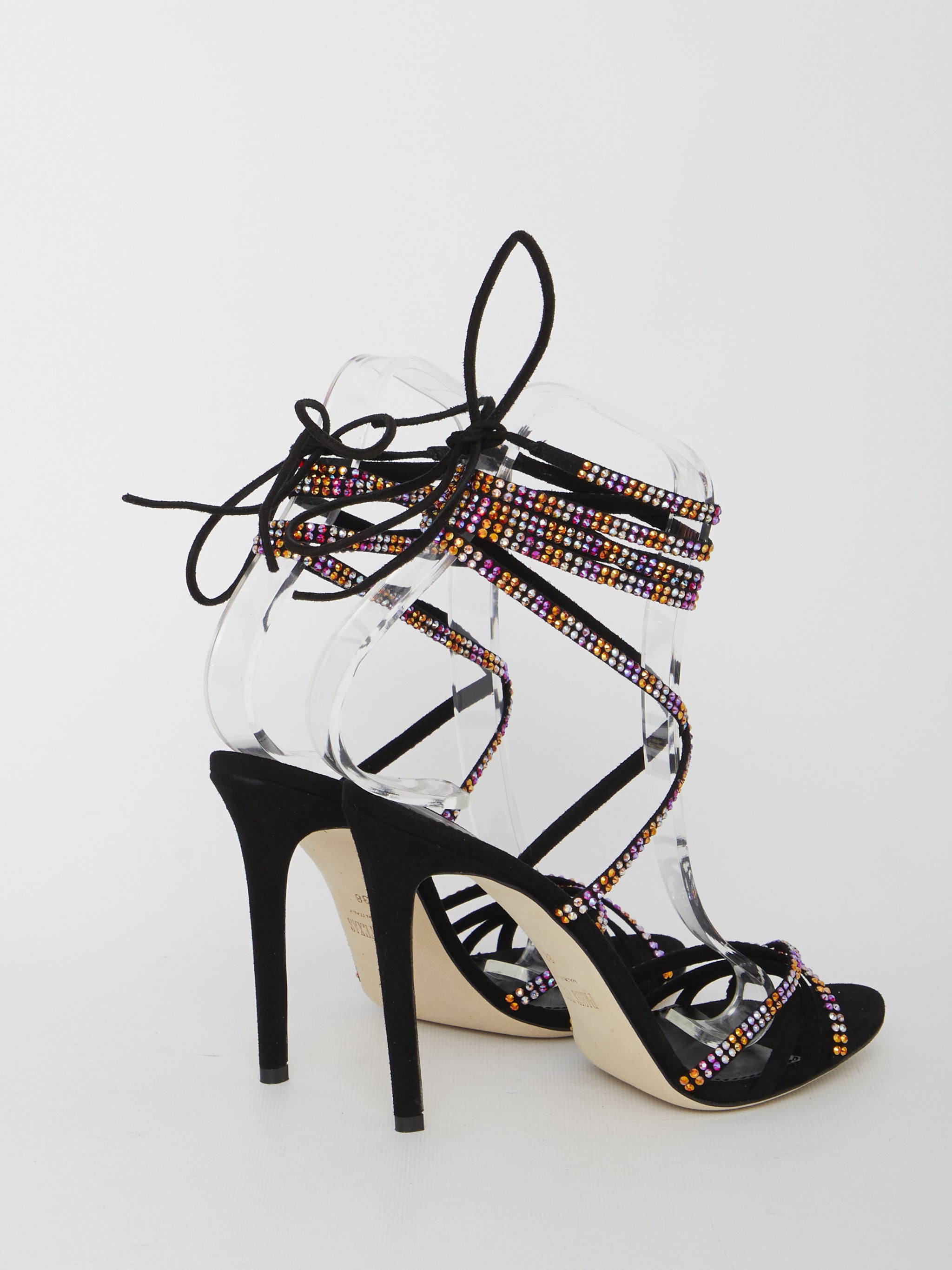 holly nicole lace-up sandals
