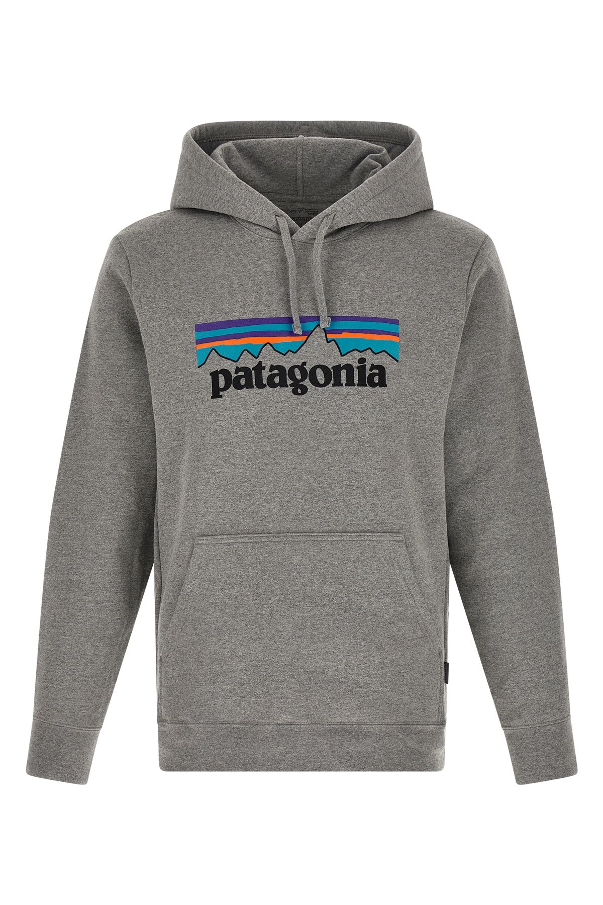 fleece cotton blend hoodie knitted mélange