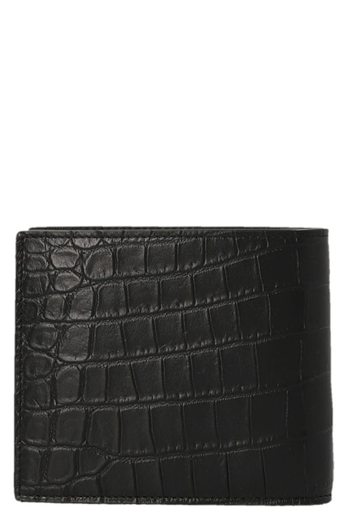 saint laurent paris east/west leather wallet