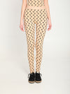 moon printed jersey leggings