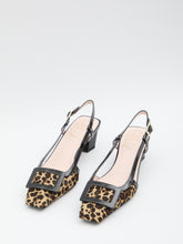 ROGER VIVIER 36 belle vivier pony slingback pumps
