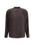 GIORGIO ARMANI 46 doublebreasted silk shirt