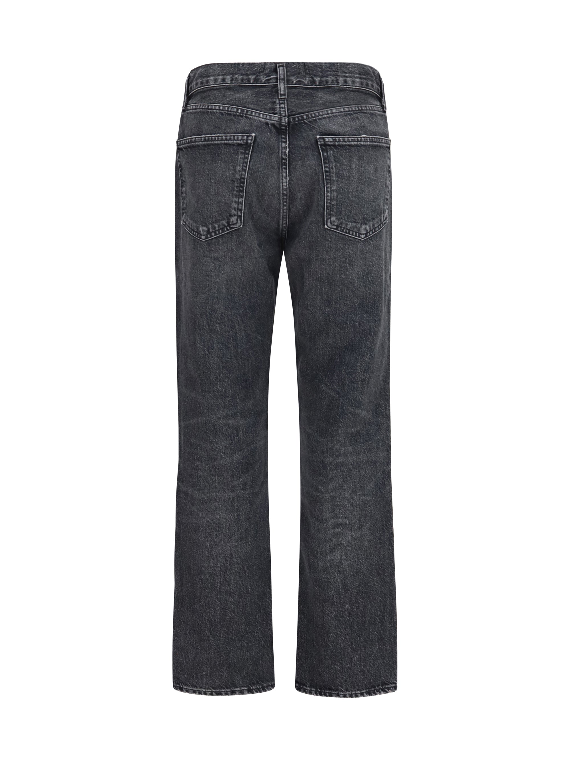vintage straight-leg jeans