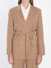 MAX MARA 42 blazer in wool canvas