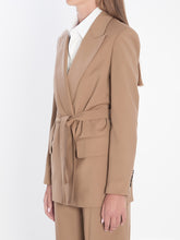 MAX MARA 42 blazer in wool canvas