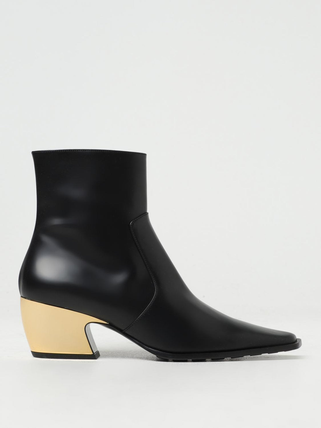 BOTTEGA VENETA 35 tex ankle boots in leather with zip