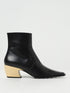 BOTTEGA VENETA 35 tex ankle boots in leather with zip