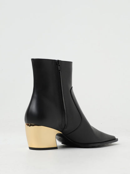 BOTTEGA VENETA 35 tex ankle boots in leather with zip