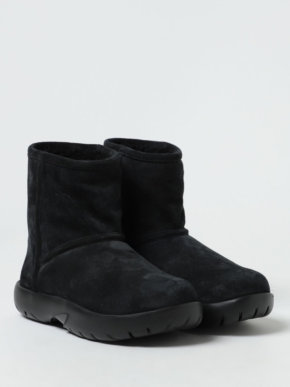 BOTTEGA VENETA 35 snap ankle boots in suede