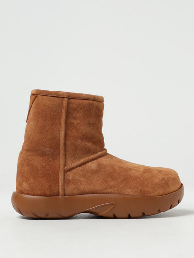 snap ankle boots in suede