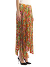 floral plissè skirt