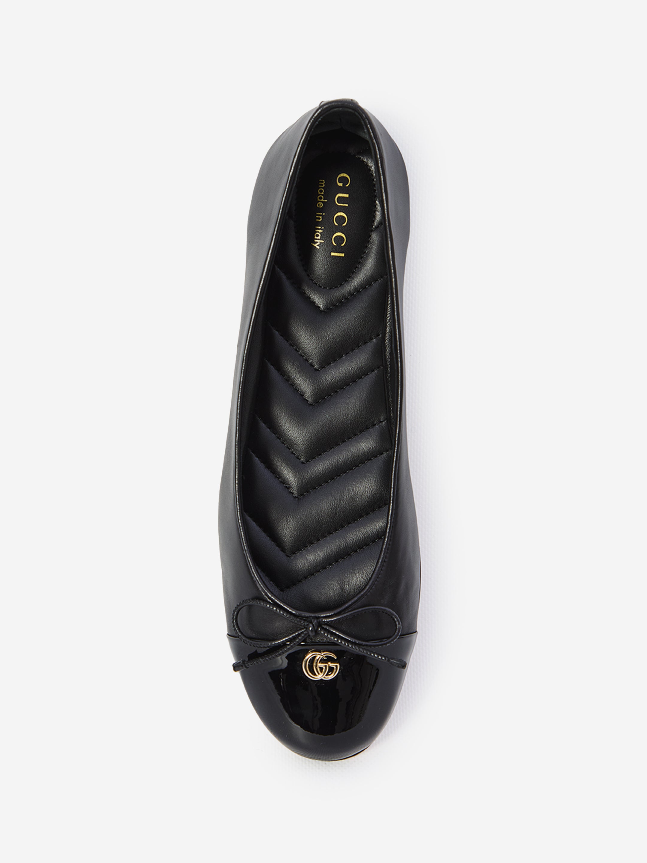 GUCCI 36½ doppia g ballerina flats