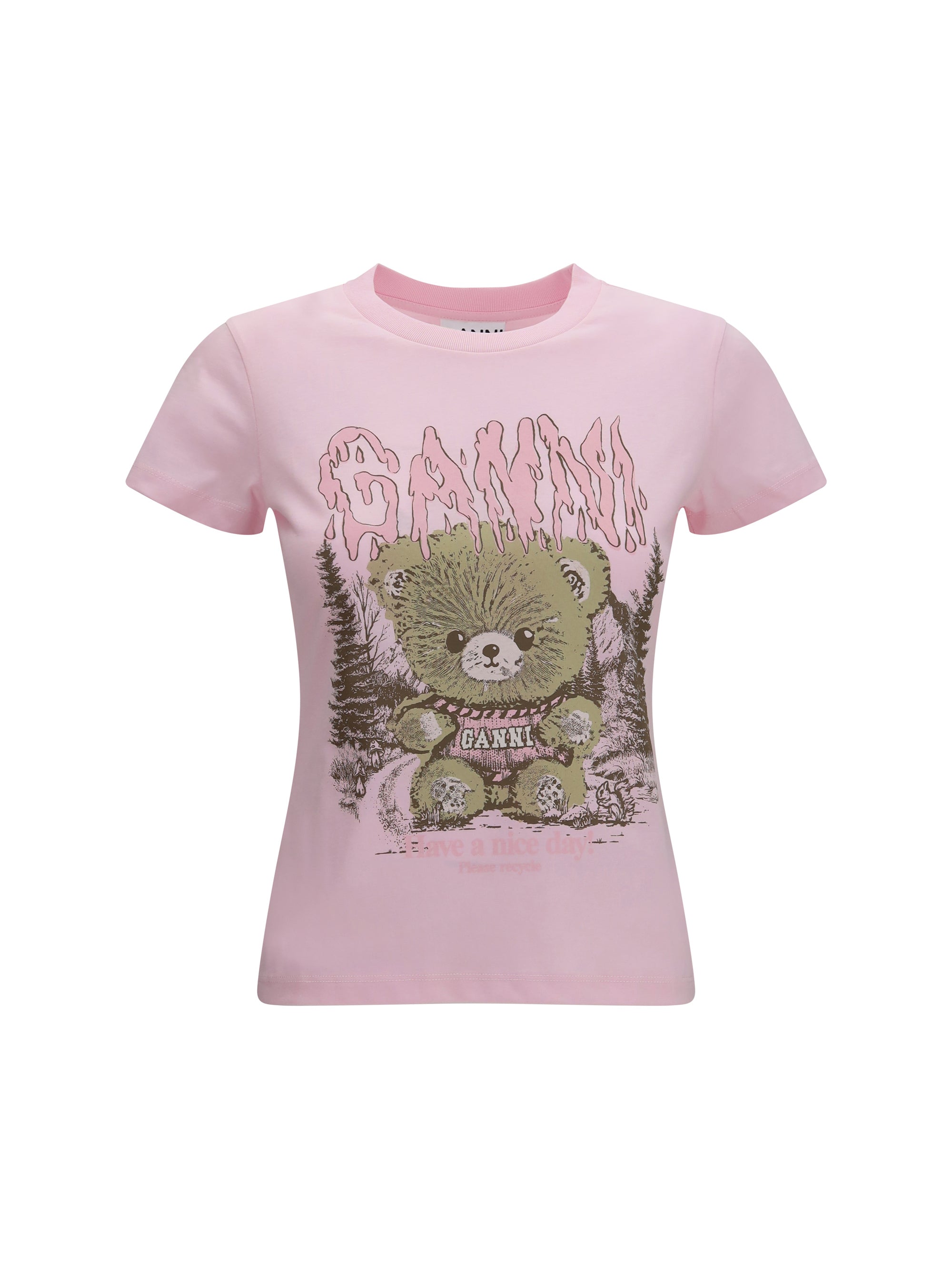 teddy forest baby fit cotton t-shirt