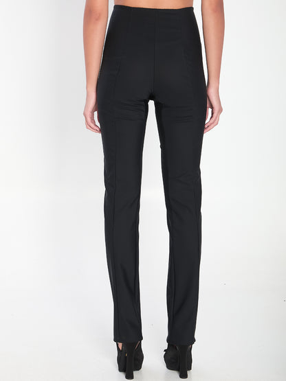 DOLCE&amp;GABBANA 42 leggings in stretch satin