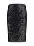 PINKO L pappacieca pencil skirt with sequins