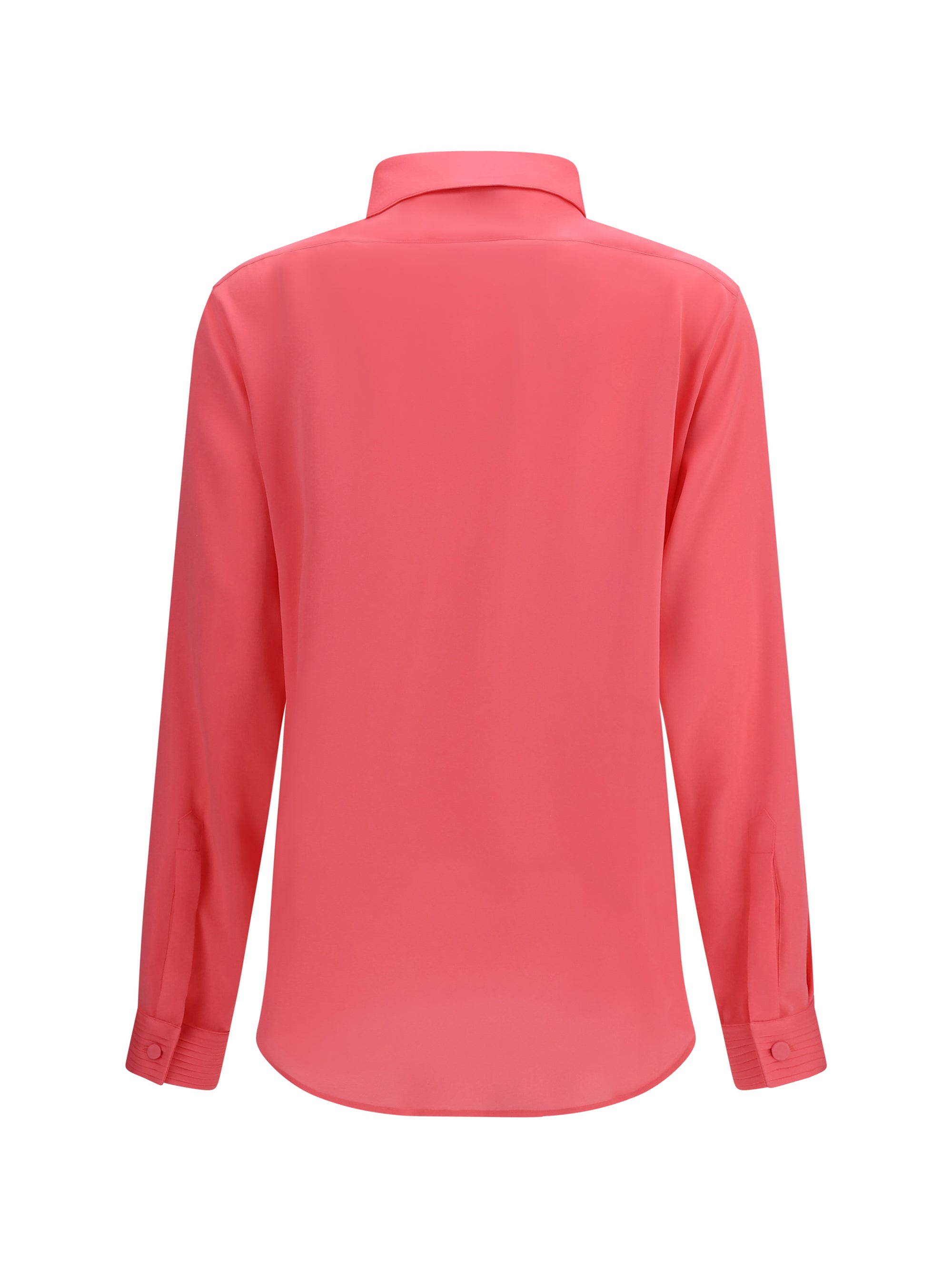 tuxedo shirt in silk with pleated bib